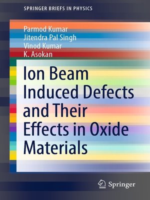 cover image of Ion Beam Induced Defects and Their Effects in Oxide Materials